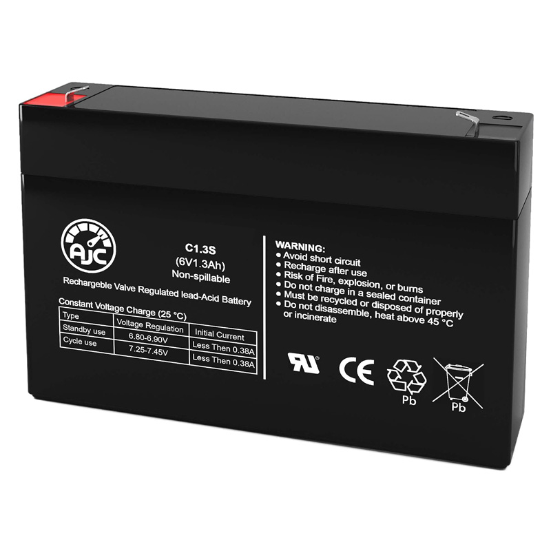 Compatible Equipment battery for Baxter 6V 1.3A Compatible Equipment battery Baxter for 6V 1.3A