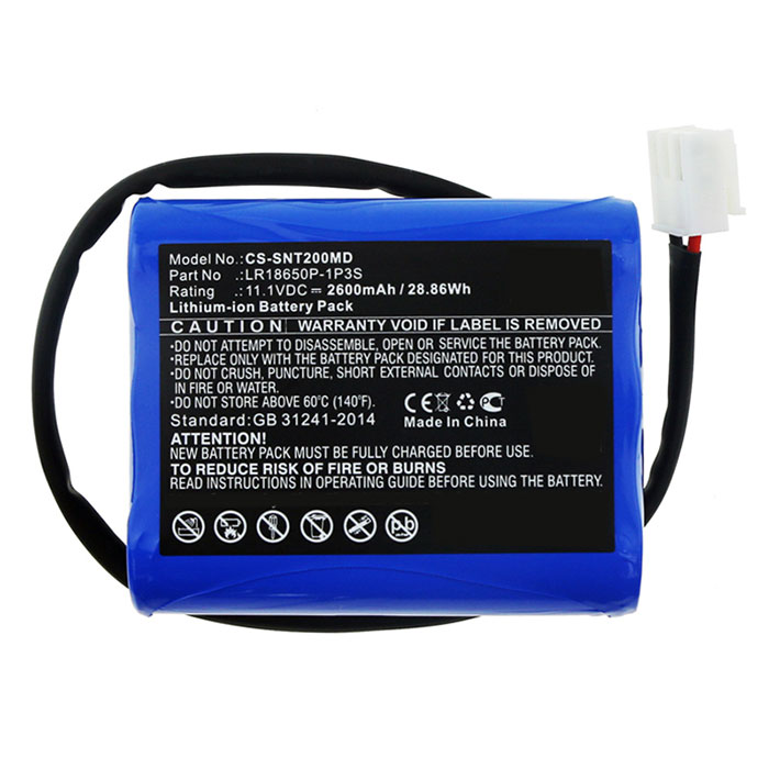 Compatible Equipment battery Solaris  for LR18650P-1P3S 