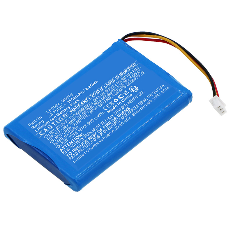 Compatible Equipment battery Mertrado  for spirobank ii 