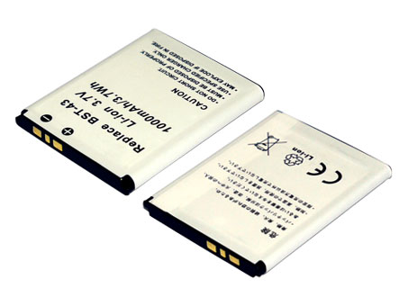 Compatible mobile phone battery for SONY ERICSSON BST-43 Compatible mobile phone battery SONY ERICSSON for BST-43