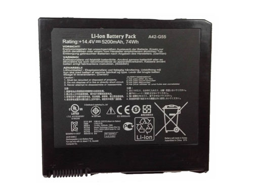 Compatible laptop battery asus  for G55VW-Series 