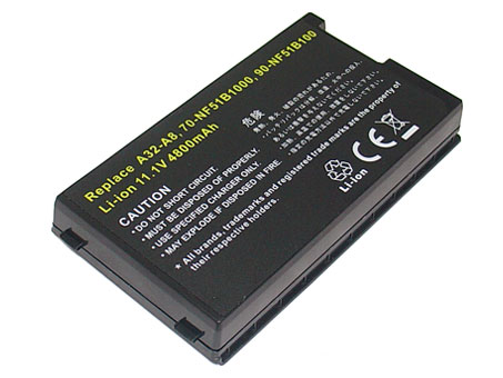 Compatible laptop battery asus  for F80Cr 