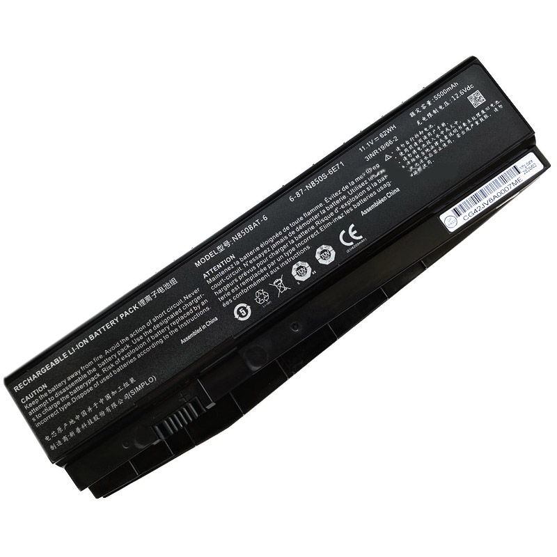 Compatible laptop battery for HASEE T6TI Compatible laptop battery HASEE for T6TI