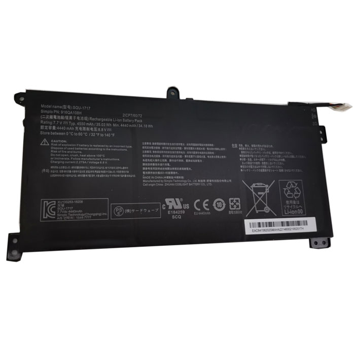 Compatible laptop battery for SIMPLO SQU-1717 Compatible laptop battery SIMPLO for SQU-1717