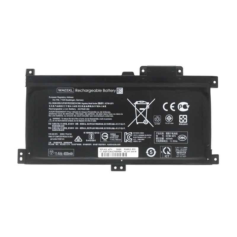 Compatible laptop battery hp  for Tpn-W126 