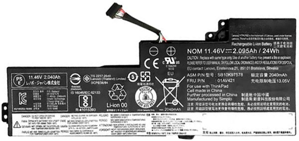 Compatible laptop battery for lenovo 01AV421 Compatible laptop battery lenovo for 01AV421