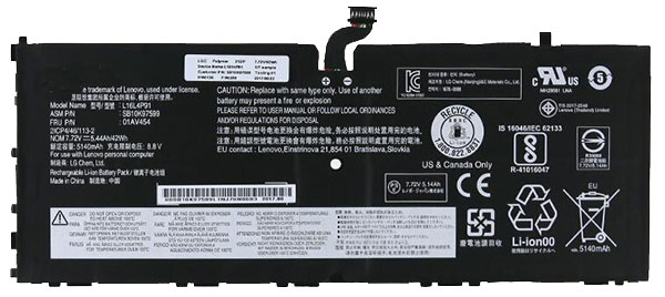 Compatible laptop battery lenovo  for L16S4P91 