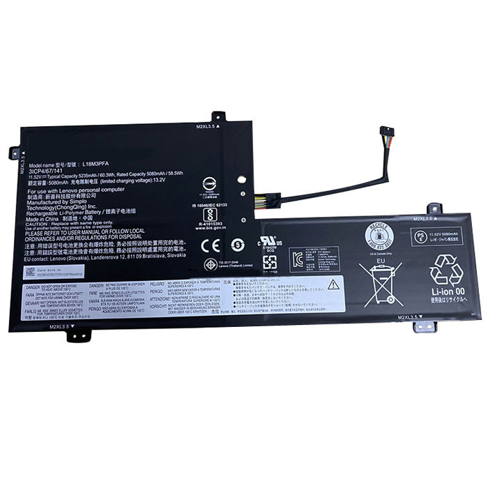 Compatible laptop battery lenovo  for Yoga C740-15IML 