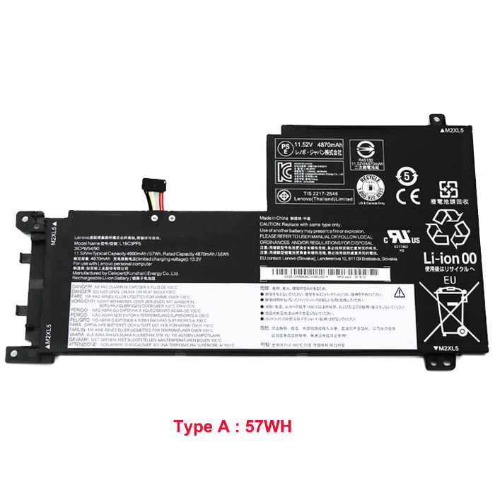 Compatible laptop battery lenovo  for L19L4PF1(70W) 