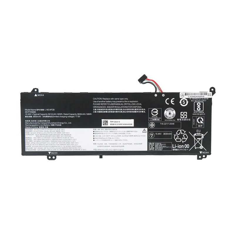Compatible laptop battery lenovo  for L19C4PDB 