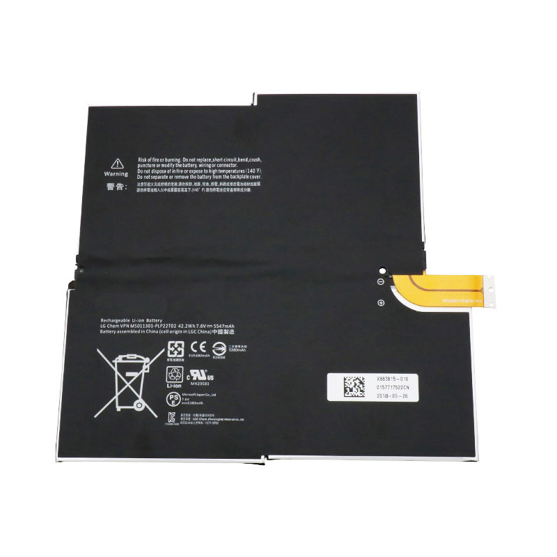 Compatible laptop battery for Microsoft G3HTA009H Compatible laptop battery Microsoft for G3HTA009H