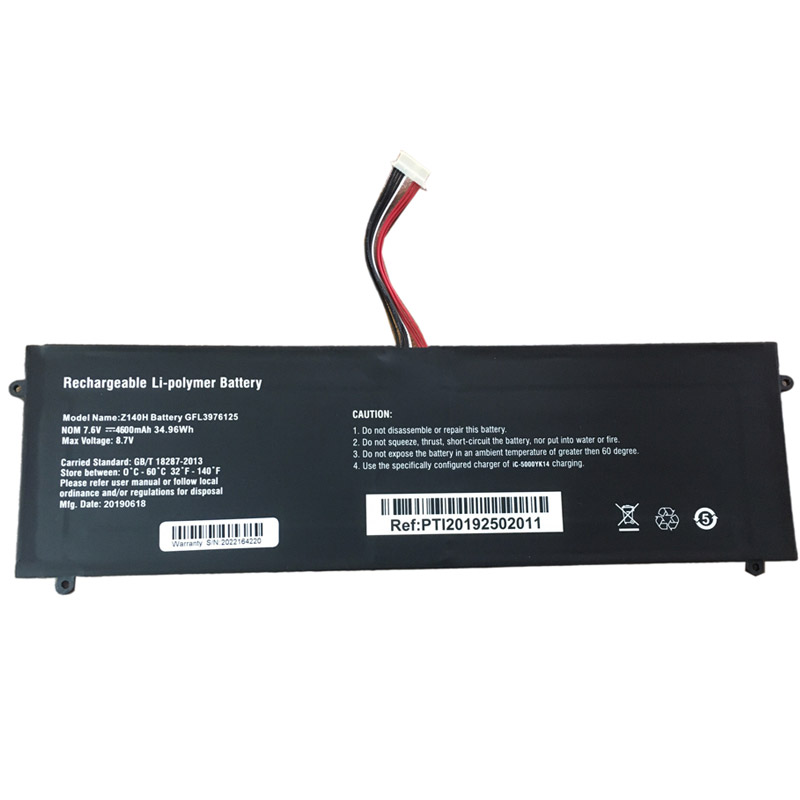 Compatible laptop battery for Jumper Z140H Compatible laptop battery Jumper for Z140H
